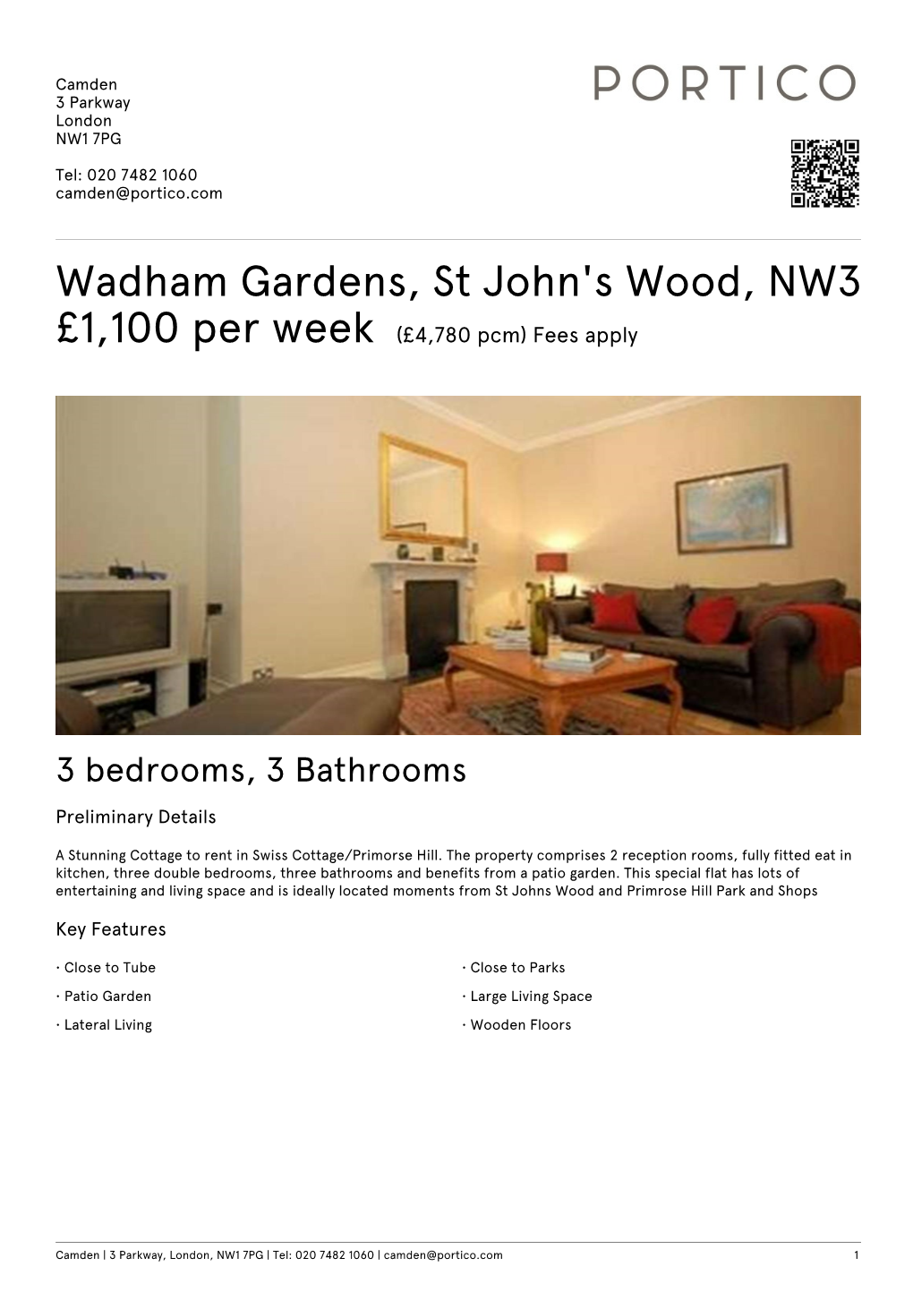 Wadham Gardens, St John's Wood, NW3