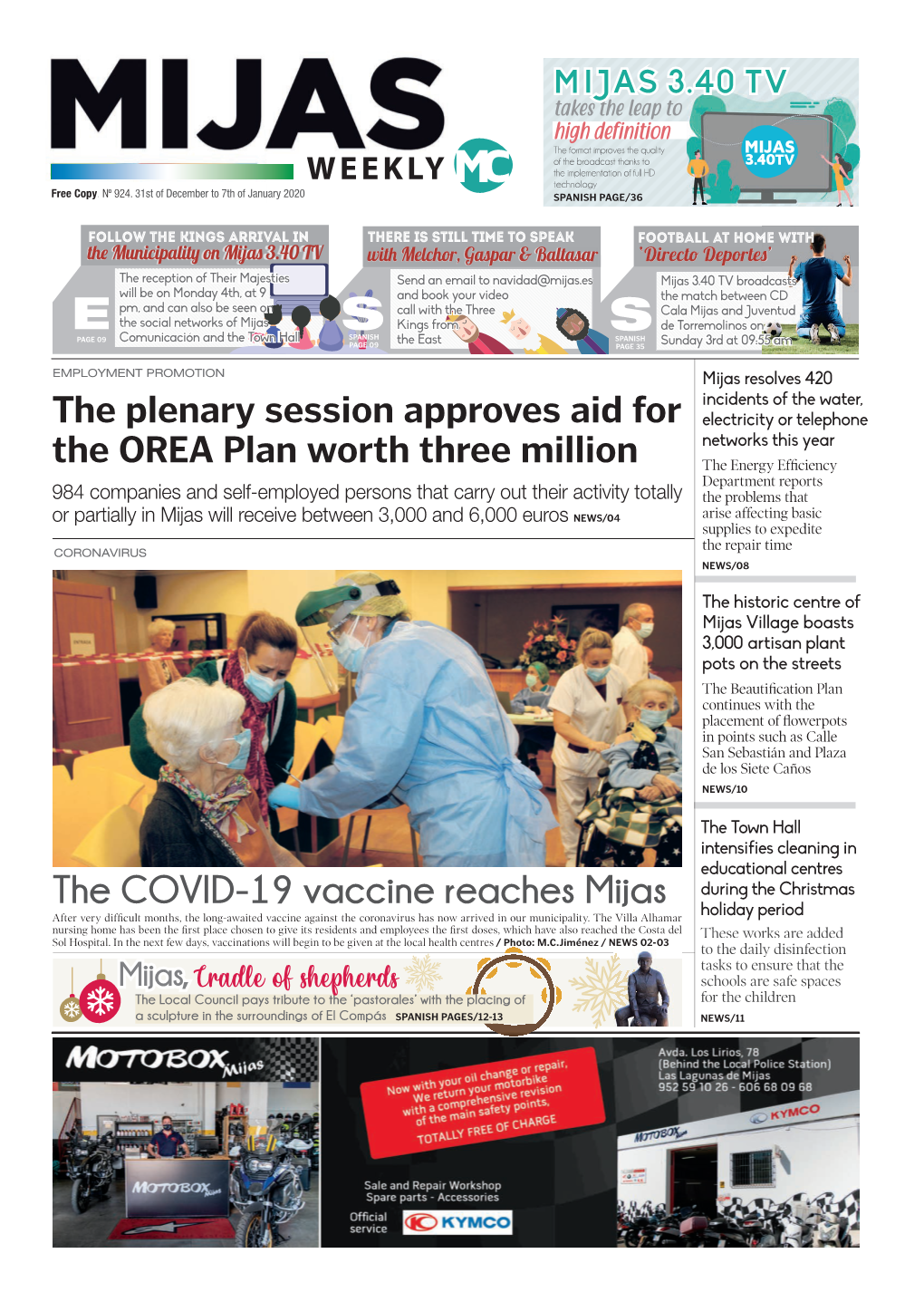 The COVID-1 9 Vaccine Reaches Mijas