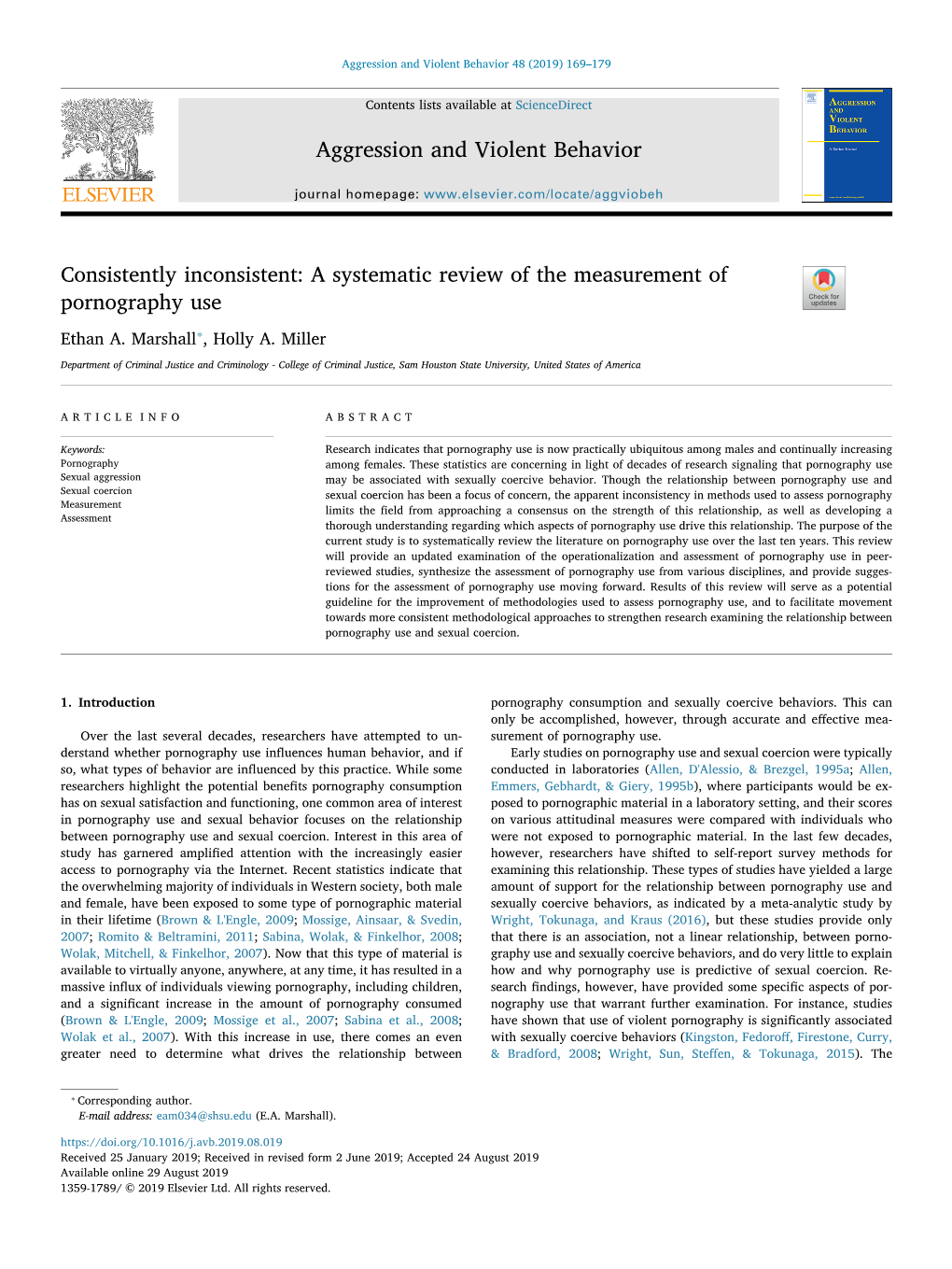 Consistently Inconsistent a Systematic Review of The