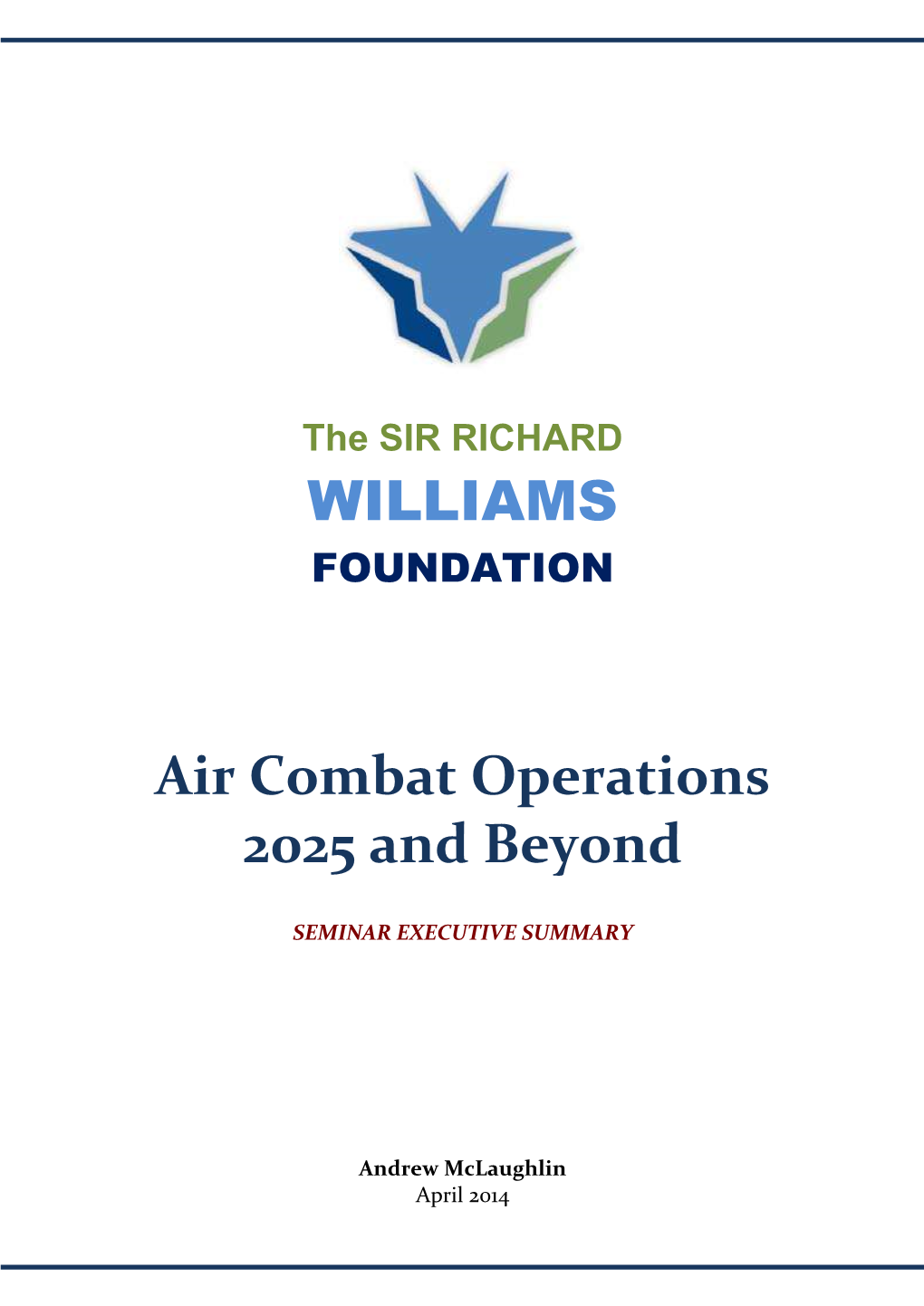 WILLIAMS Air Combat Operations 2025 and Beyond