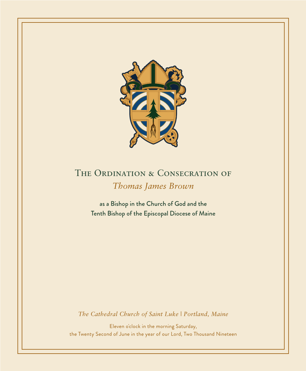The Ordination & Consecration Of