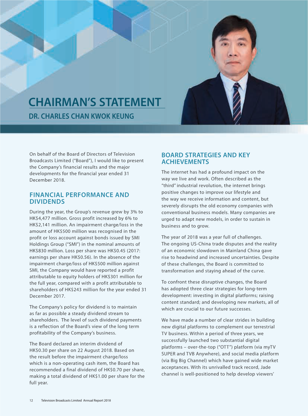 Chairman's Statement