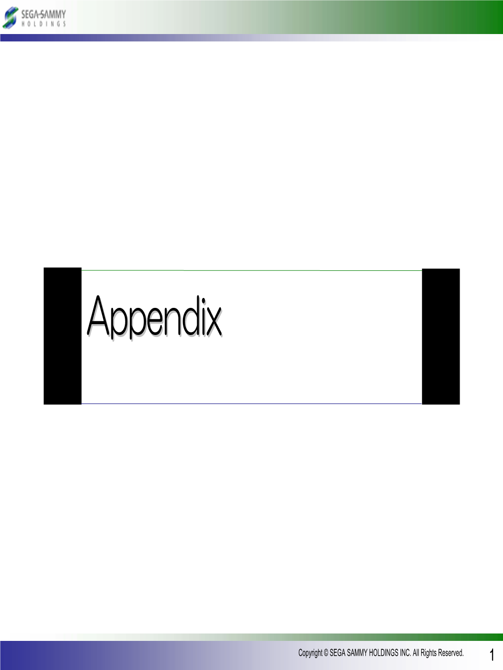 Appendixappendix