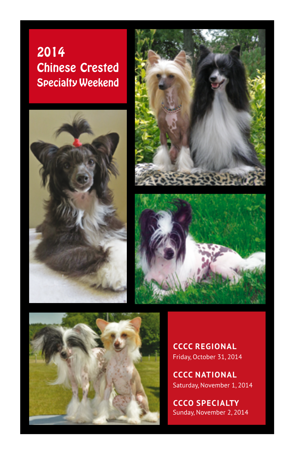 2014 Chinese Crested Specialty Weekend