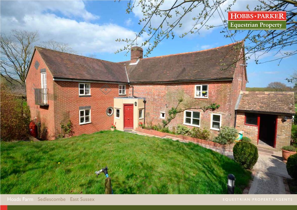 Hoads Farm Sedlescombe East Sussex Equestrian Property Agents Equestrian Property Homes for Horses and Riders