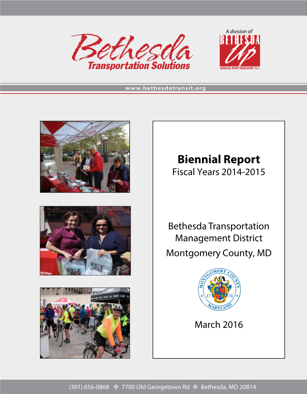 Biennial Report Through a Contract with Montgomery County