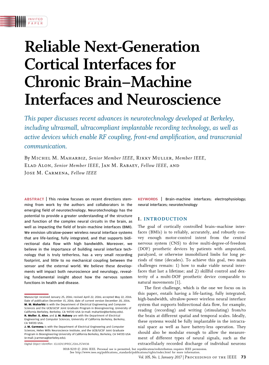Reliable Next-Generation Cortical Interfaces for Chronic Brain