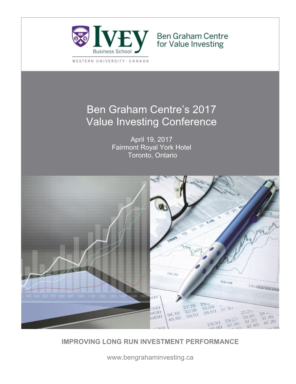 Ben Graham Centre's 2017 Value Investing Conference