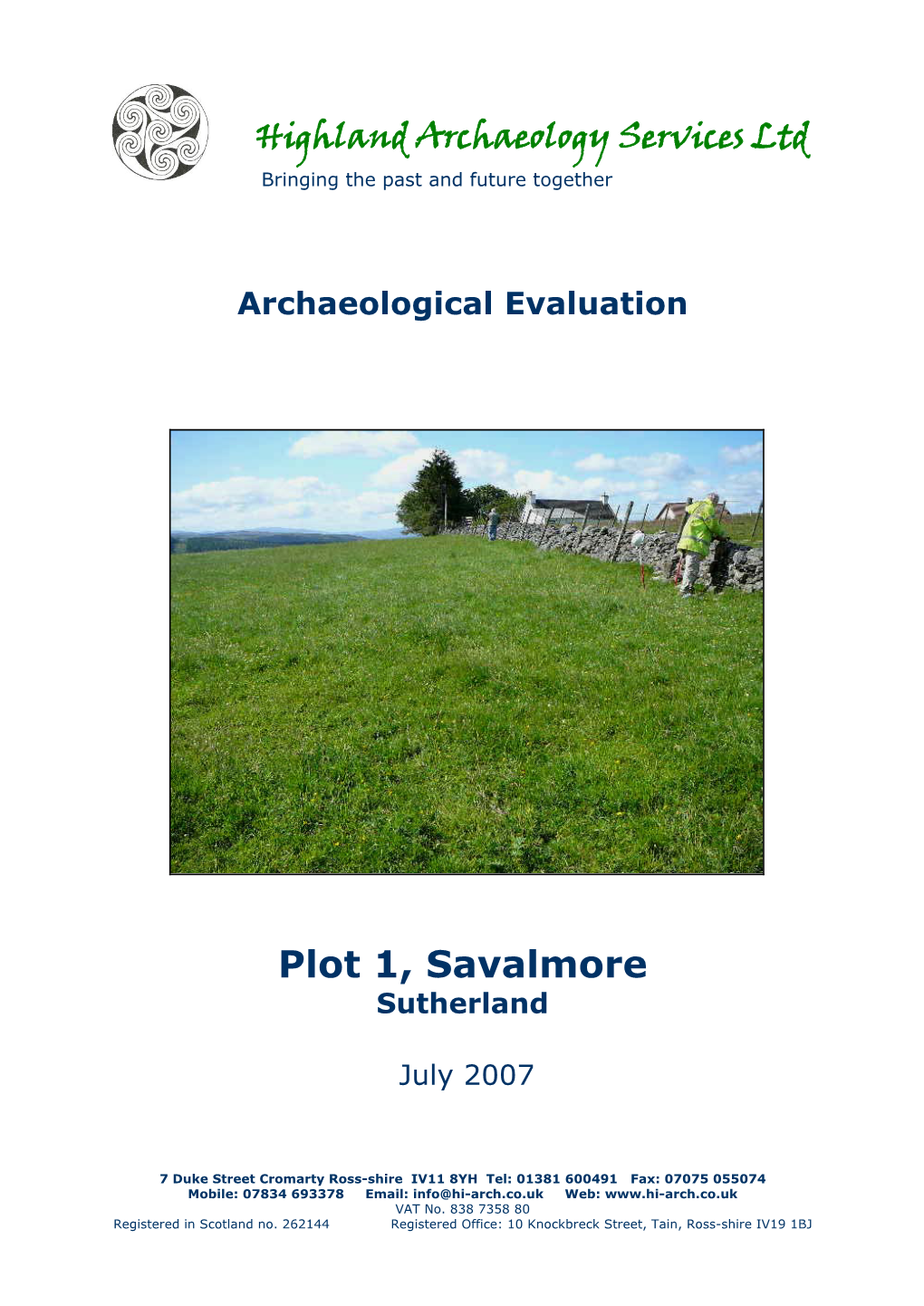 Plot 1, Savalmore Sutherland