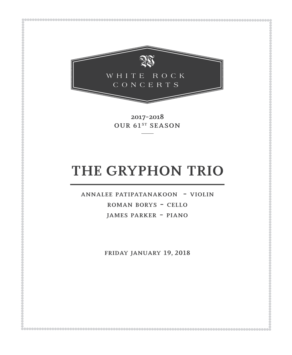 The Gryphon Trio