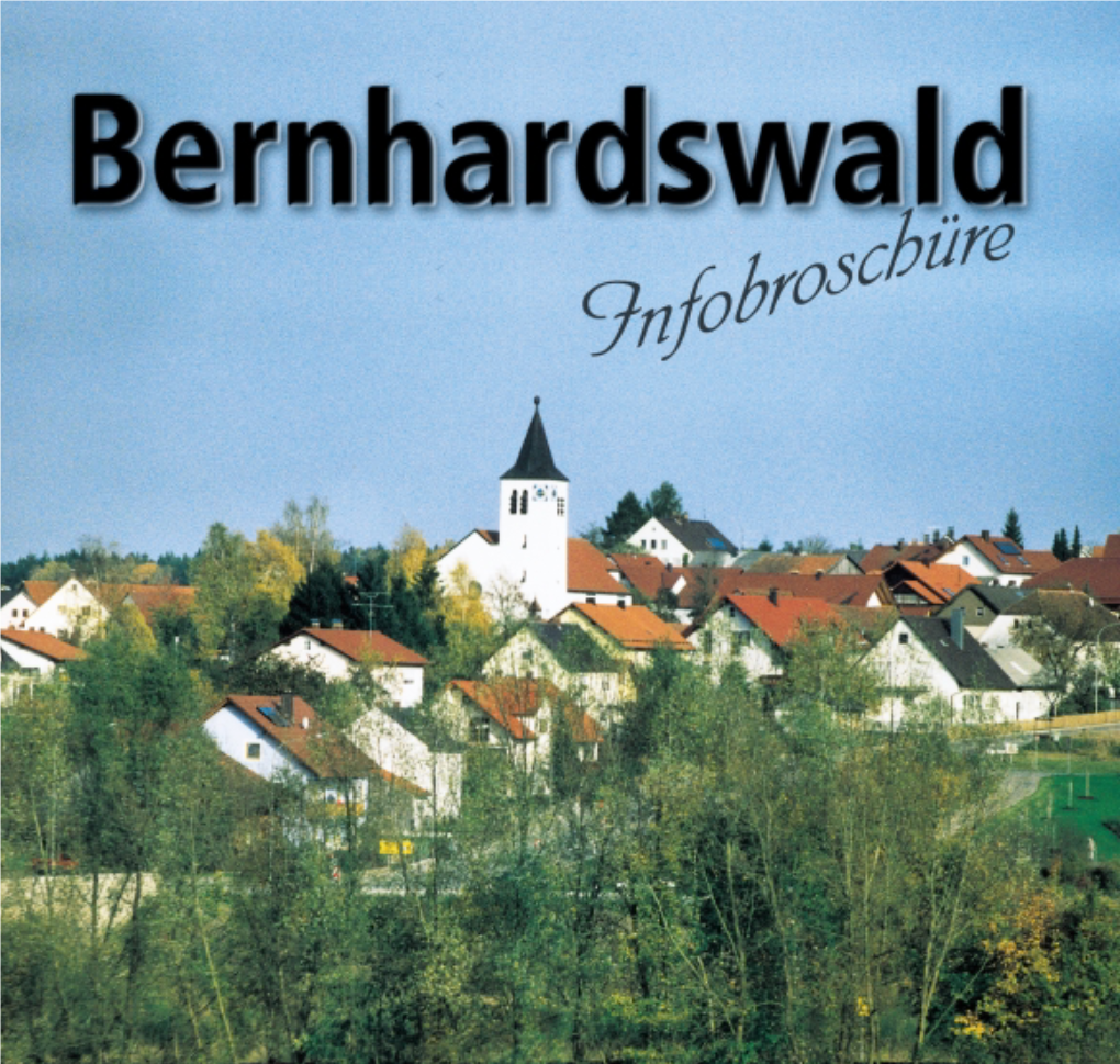 93170 Bernhardswald 93059 Regensburg Am Birkenfeld 12 Tel.: (09 41) 44 88 90 93170 Bernhardswald Telefon (094 07) 33 22 Fax: (09 41) 44 88 92 Tel.: (0 94 07) 2512