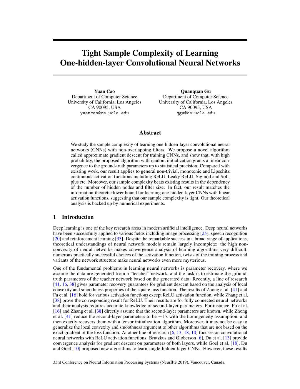 Tight Sample Complexity of Learning One-Hidden-Layer Convolutional Neural Networks