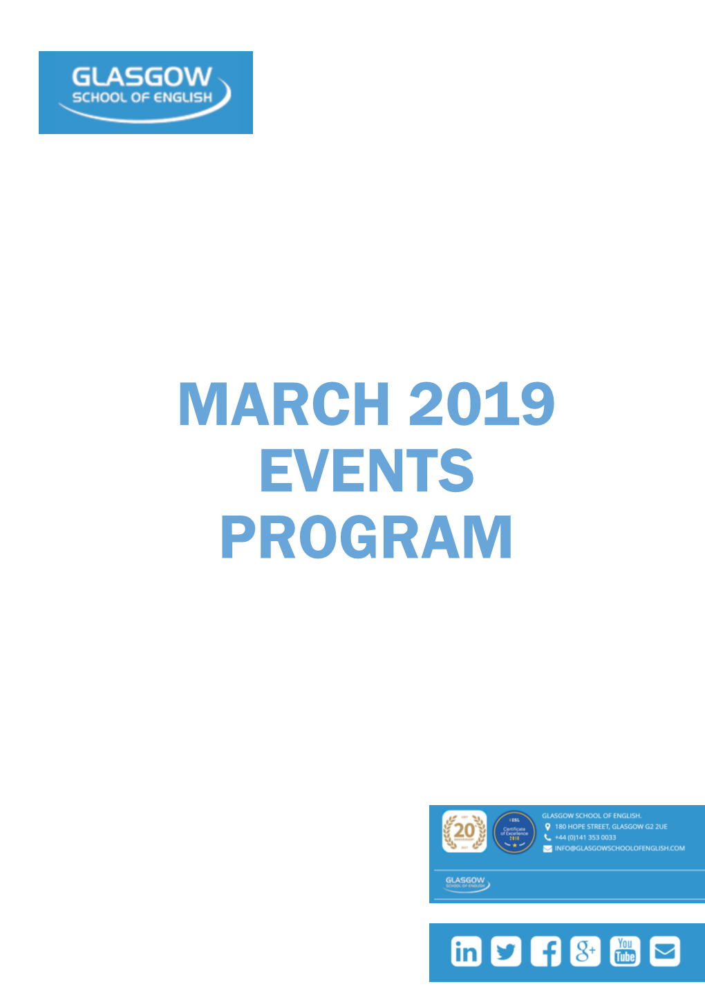 March 2019 Events Program March 2019 Events
