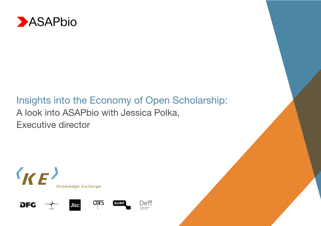 Insights Into the Economy of Open Scholarship