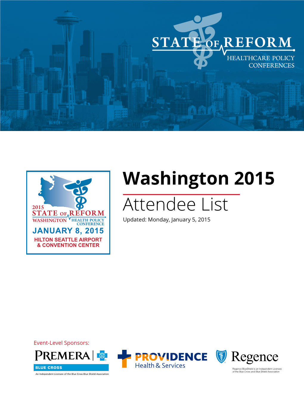 Washington 2015 Attendee List