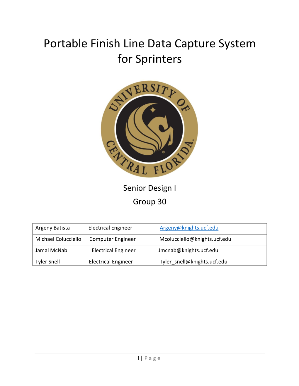 Portable Finish Line Data Capture System for Sprinters