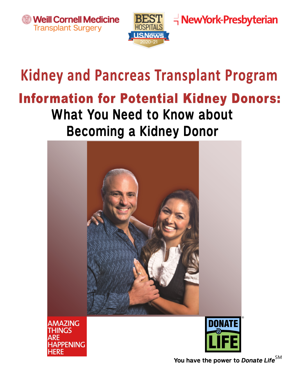 Information for Potential Kidney Donors