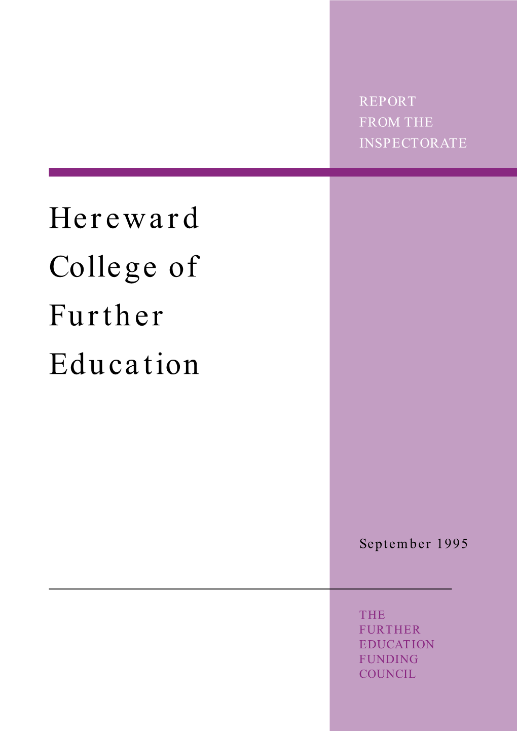 Hereward College of Further Education