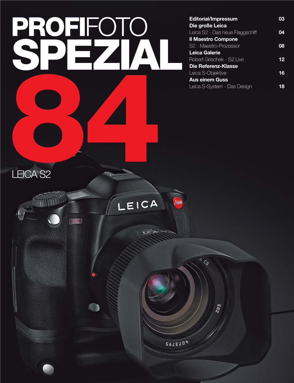 Leica Spezial Leica S2 84 Seite 6 Seite 7