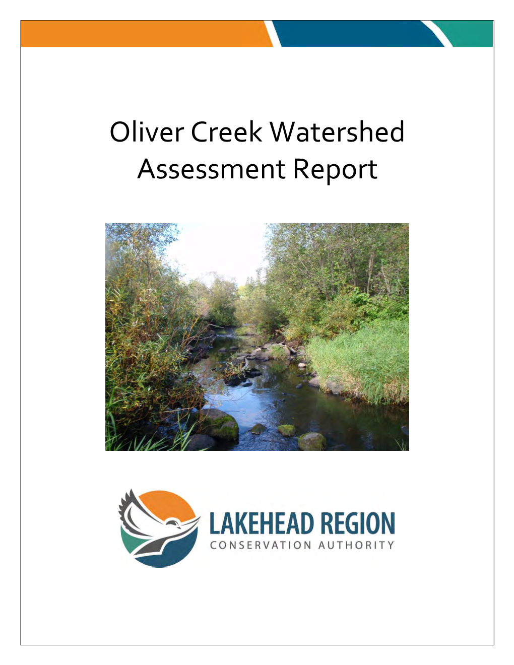 Oliver Creek Watershed Assessment Report