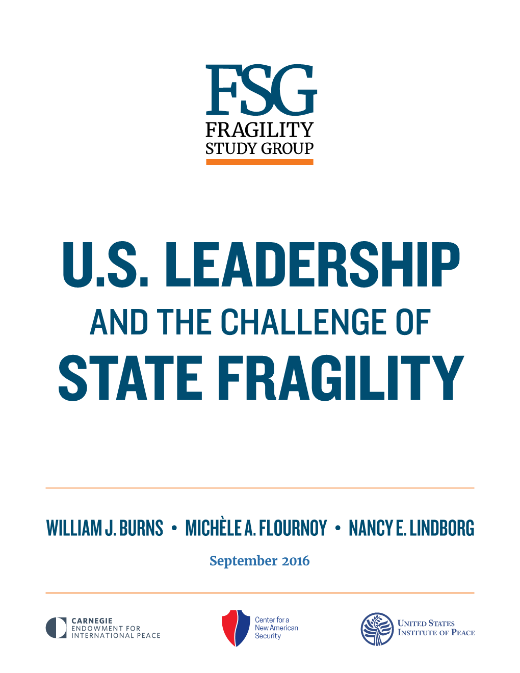 U.S. Leadership and the Challenge of State Fragility