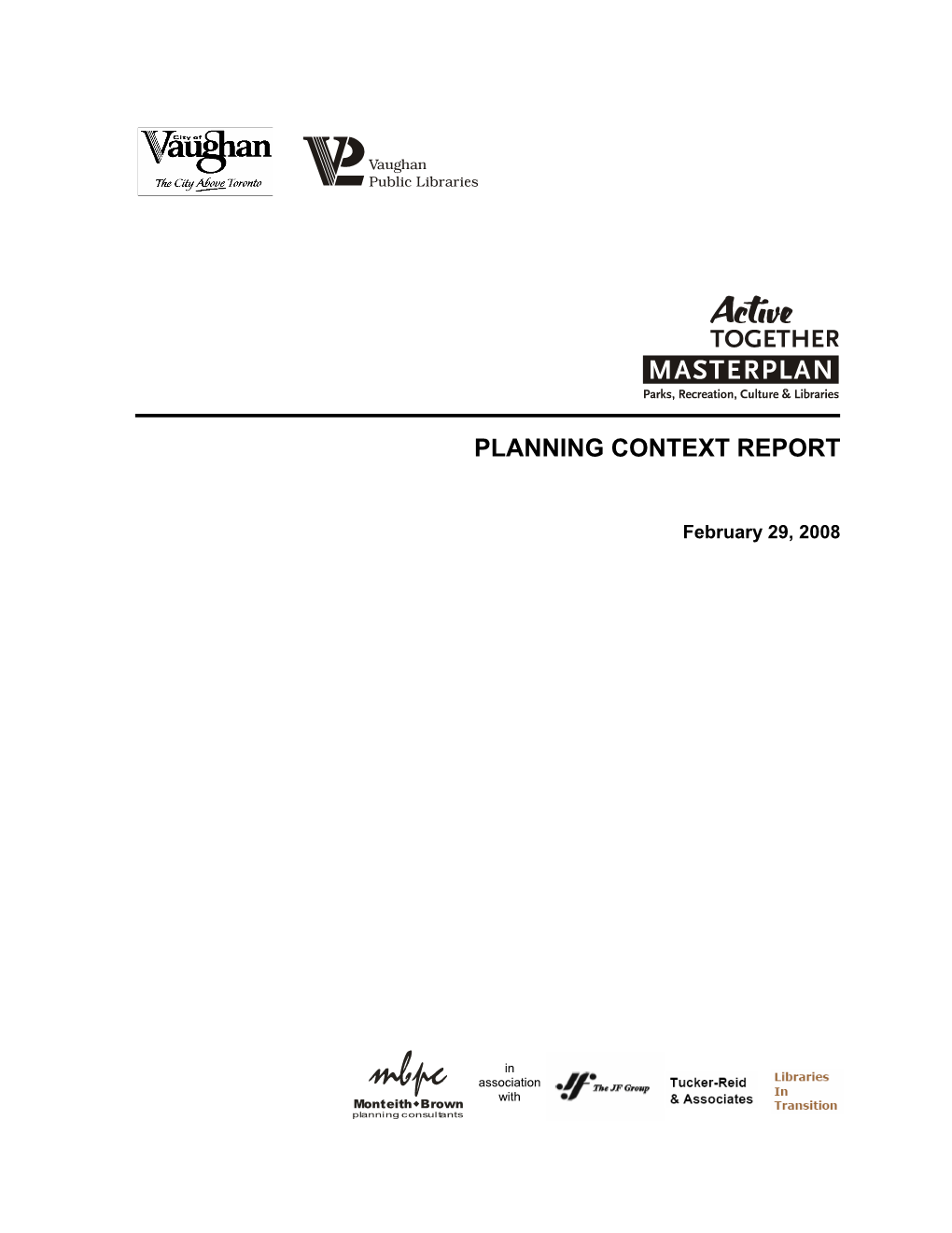 Planning Context Report