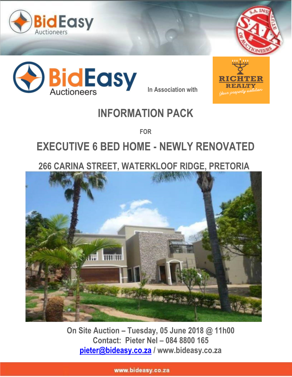 Information Pack Executive 6 Bed Home