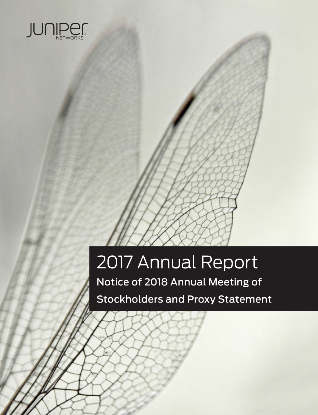 2017 Annual Report Notice of 2018 Annual Meeting of Stockholders and Proxy Statement