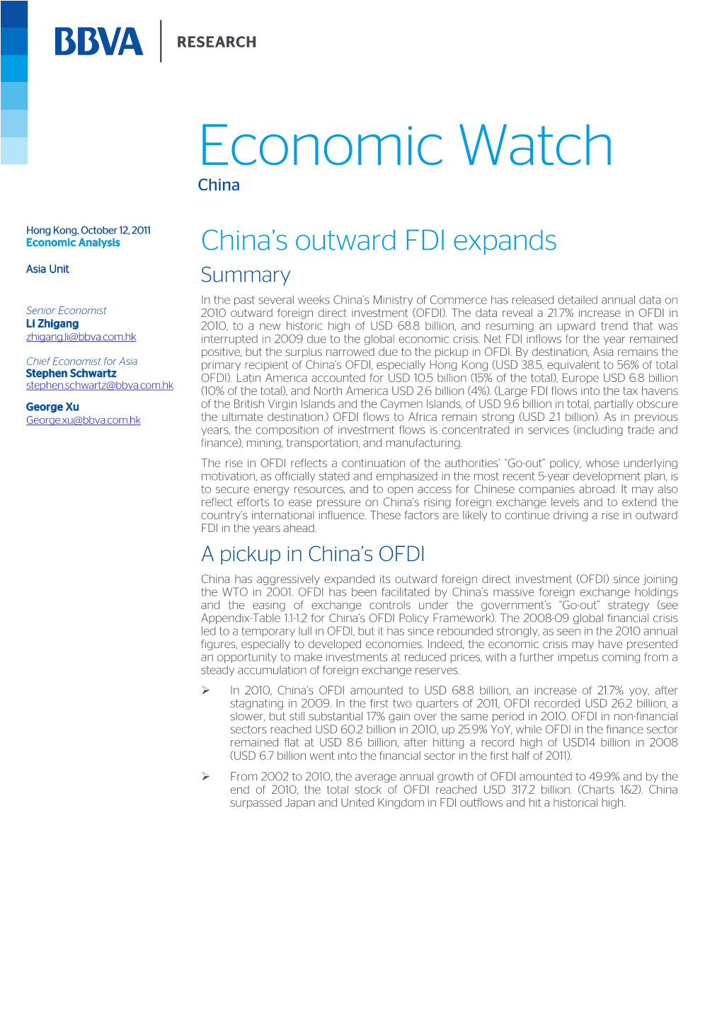 Economic Watch China