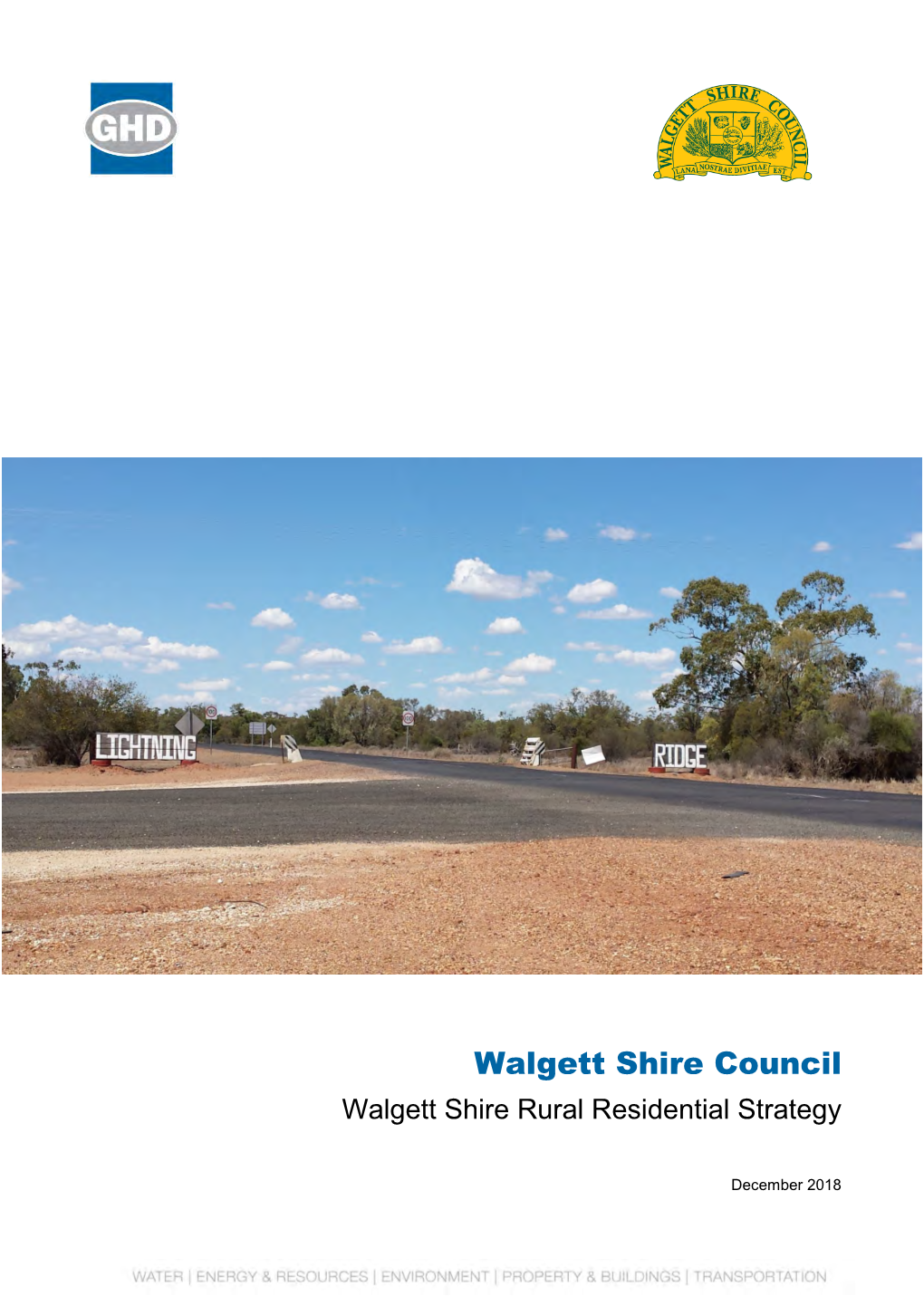 Walgett Shire Council Walgett Shire Rural Residential Strategy