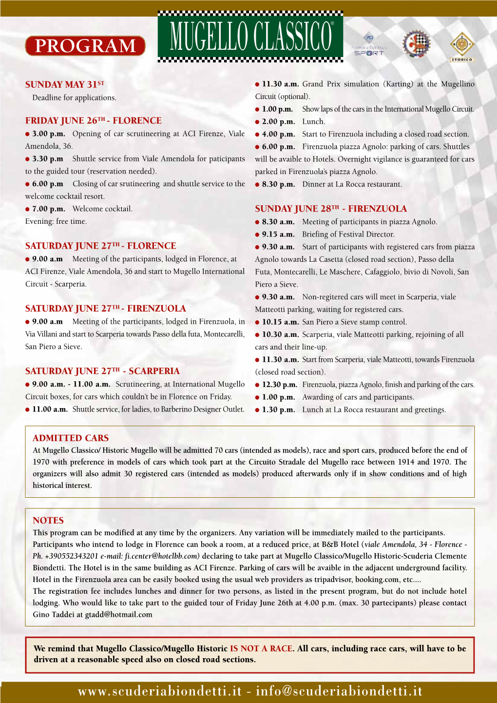 Programma Mugello 2015 Layout 1 08/05/15 10:04 Pagina 43