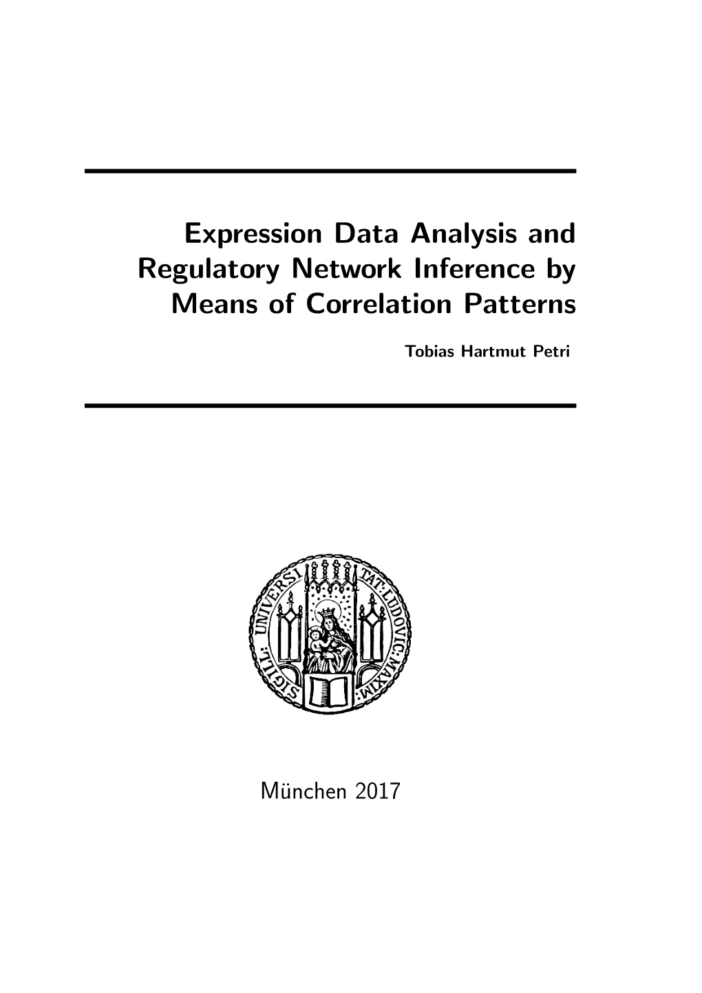 Expression Data Analysis and Regulatory Network Inference by Means of Correlation Patterns