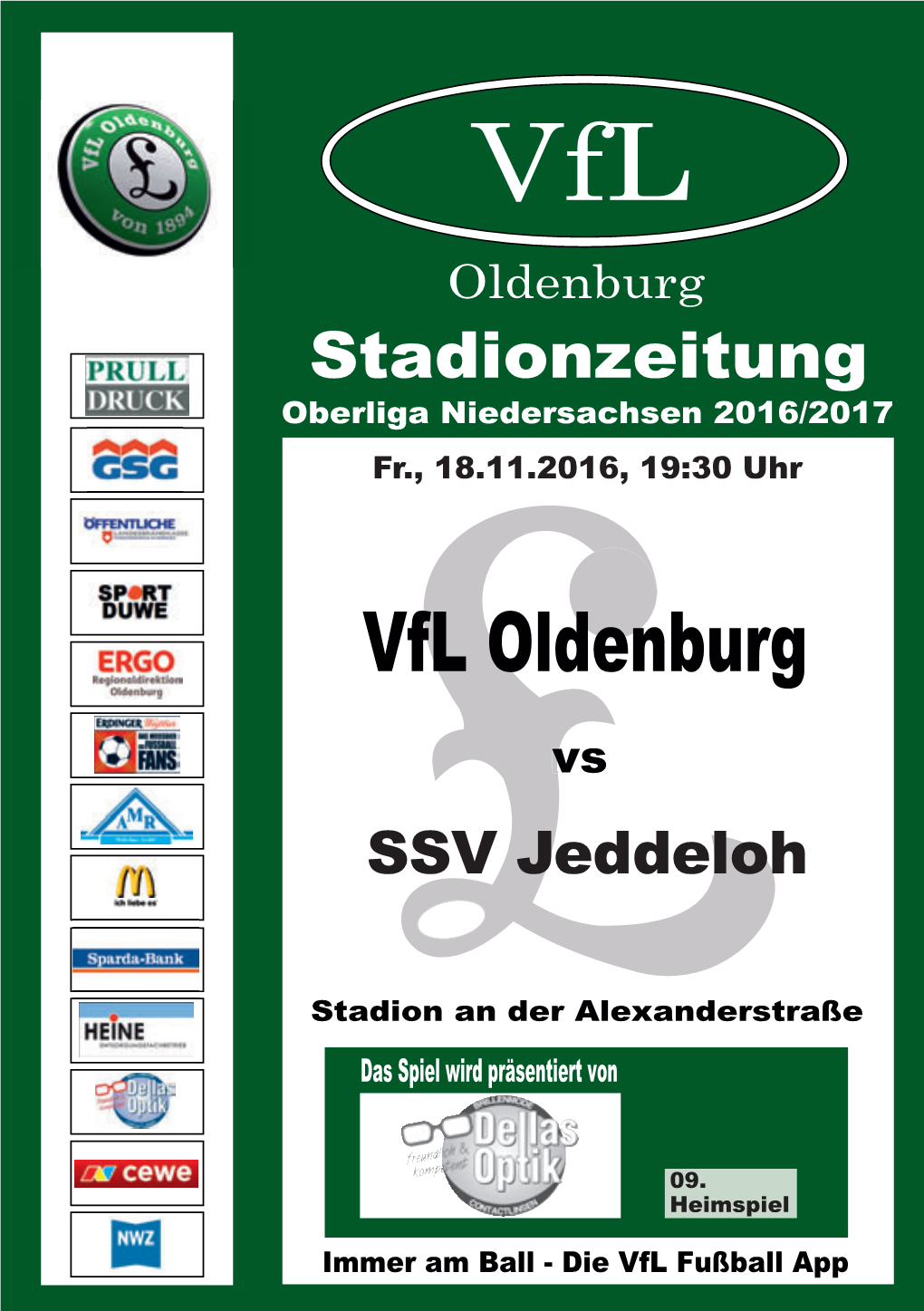 Vfl Oldenburg Vs. SSV Jeddeloh Derbykracher Gegen Den Tabellenführer