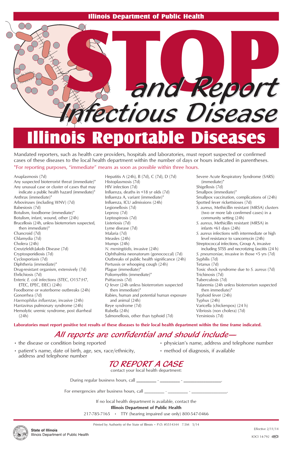Illinois Reportable Diseases