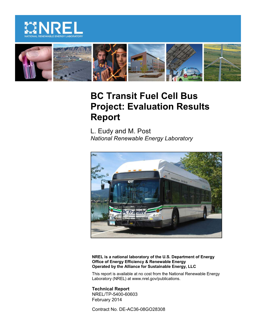 BC Transit Fuel Cell Bus Project: Evaluation Results Report L