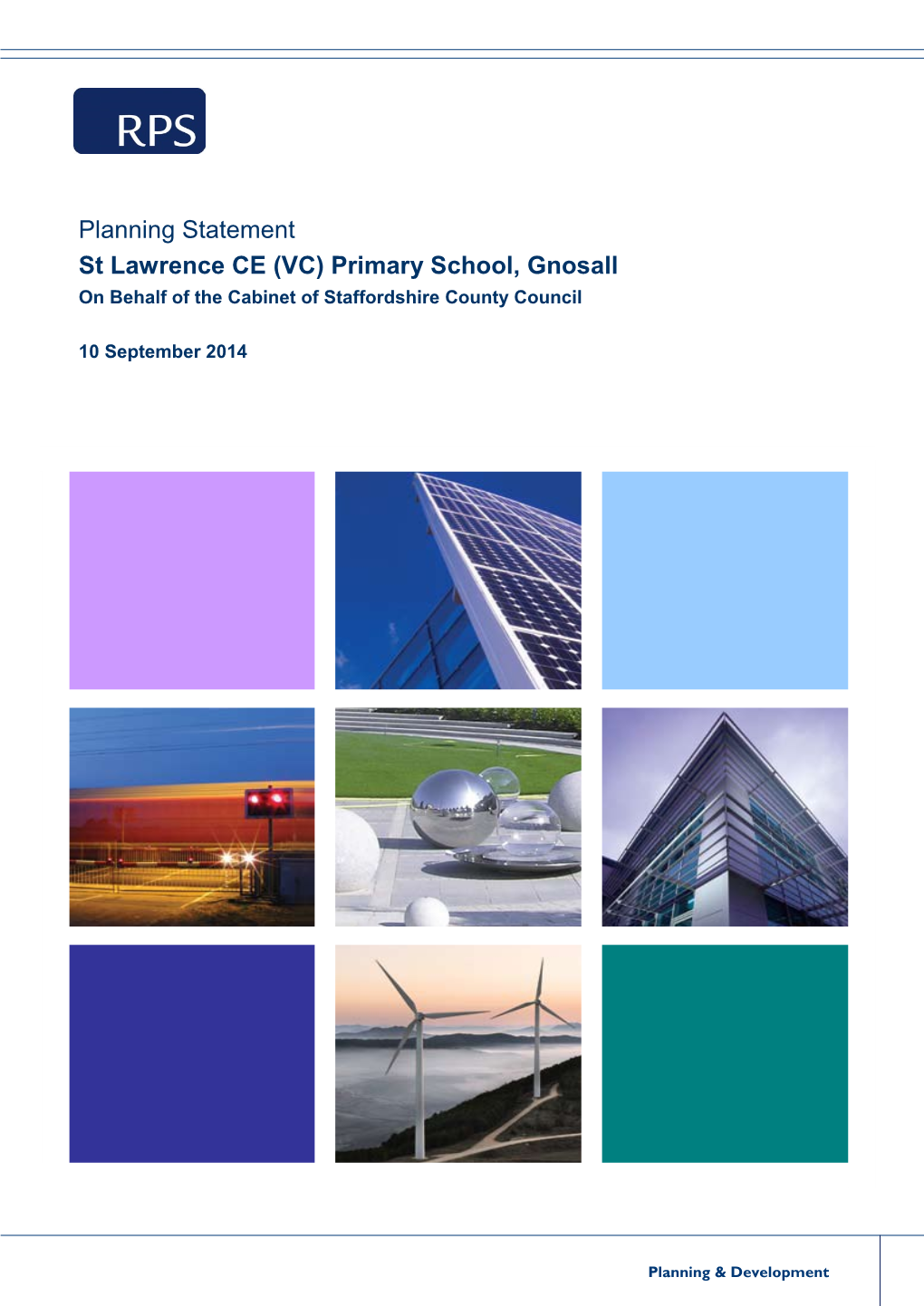 Primary School, Gnosall on Behalf of the Cabinet of Staffordshire County Council