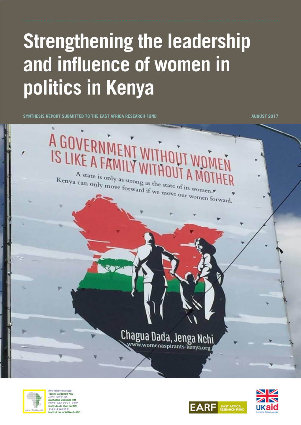 Strengthening the Leadership and Influence of Women in Politics in Kenya