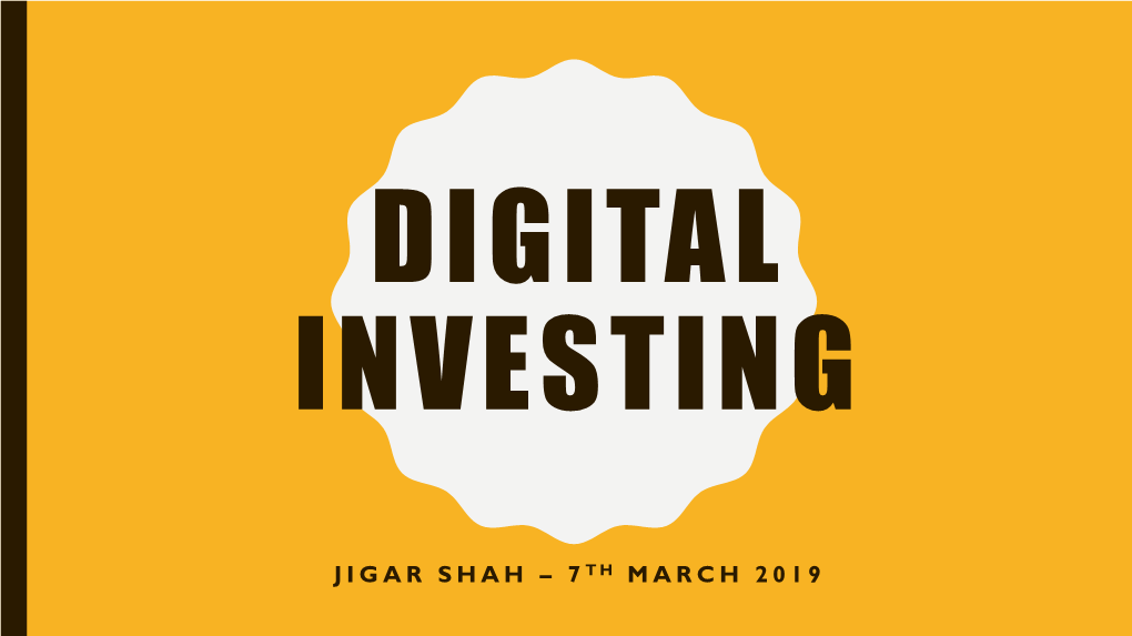 Digital Investing