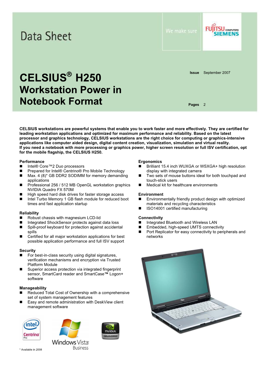 Celsius H250