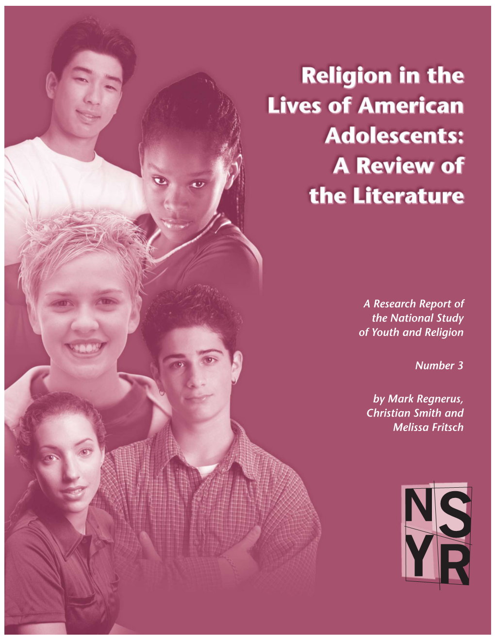 Religion in the Lives of American Adolescents: a Review of the Literature