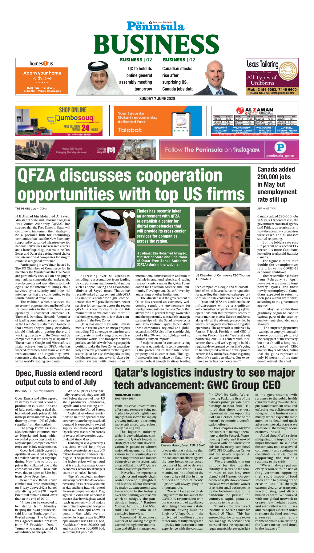 QFZA Discusses Cooperation Opportunities