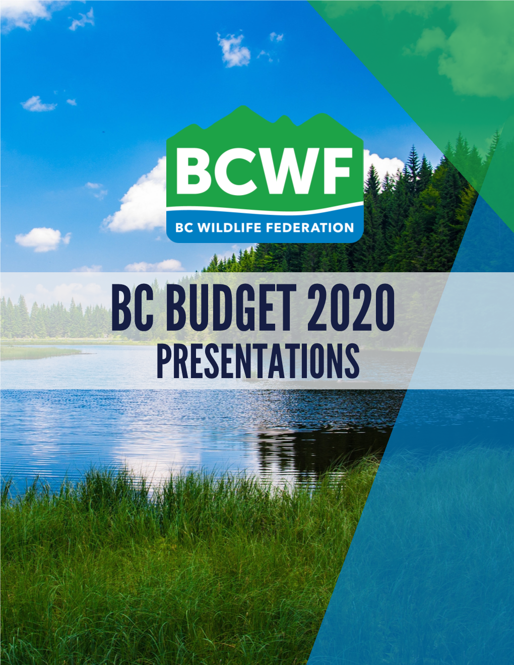 BC BUDGET 2020 PRESENTATIONS Committee Members