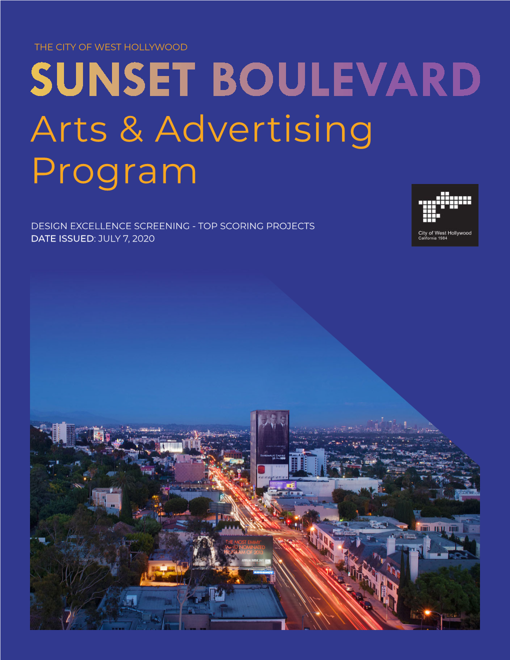 Sunset Arts & Advertising Program