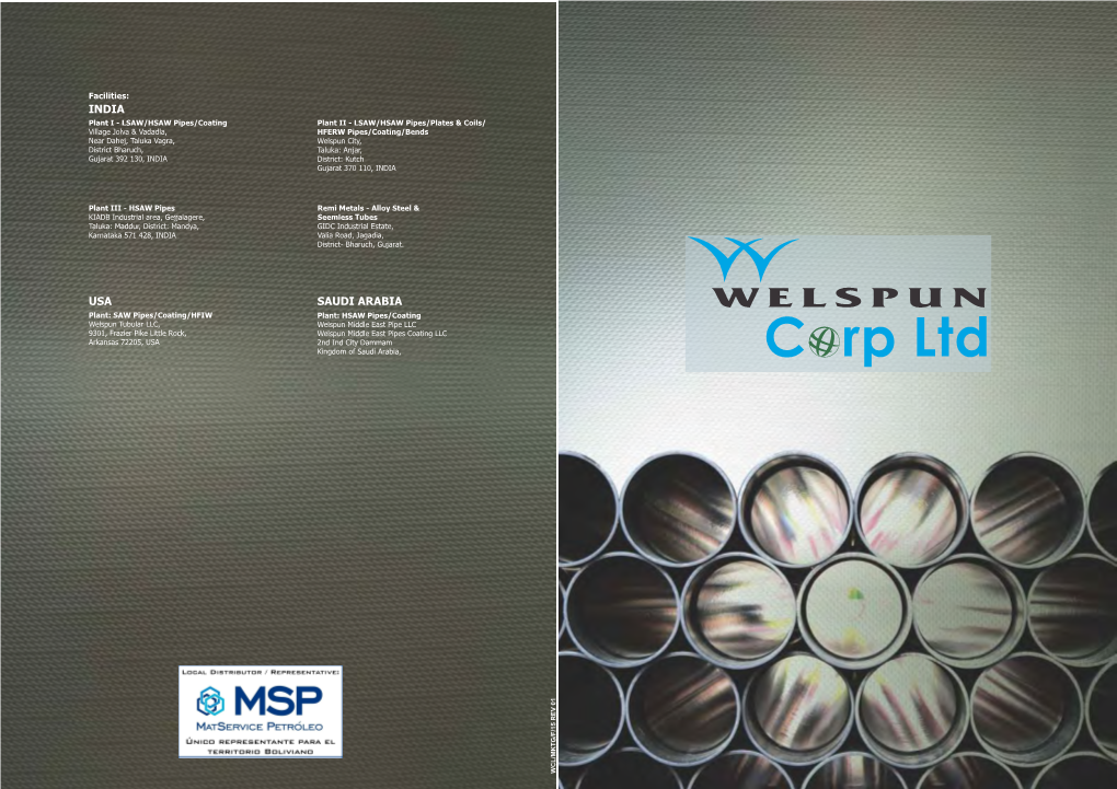 Welspun Corp OTC Brochure 7May