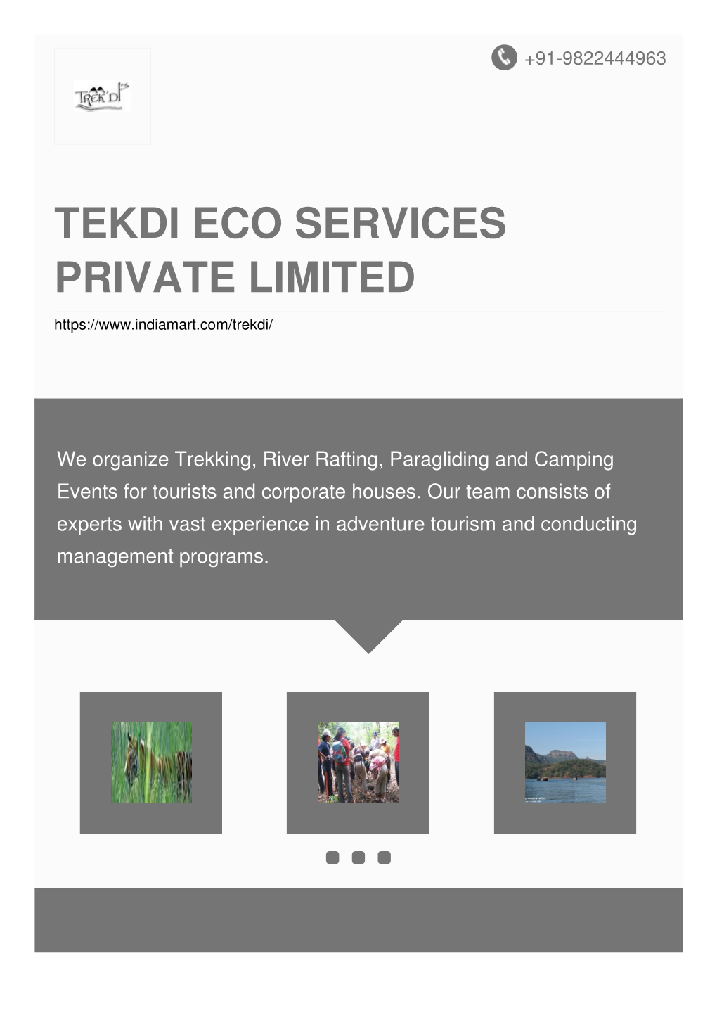 Tekdi Eco Services Private Limited