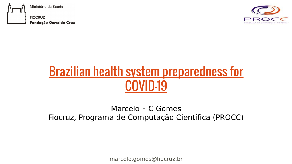 Brazilian Health System Preparedness for COVID-19