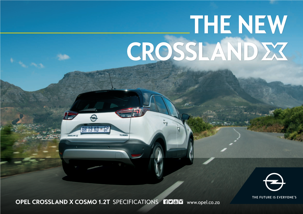 Opel Crossland X Cosmo 1.2T Specifications