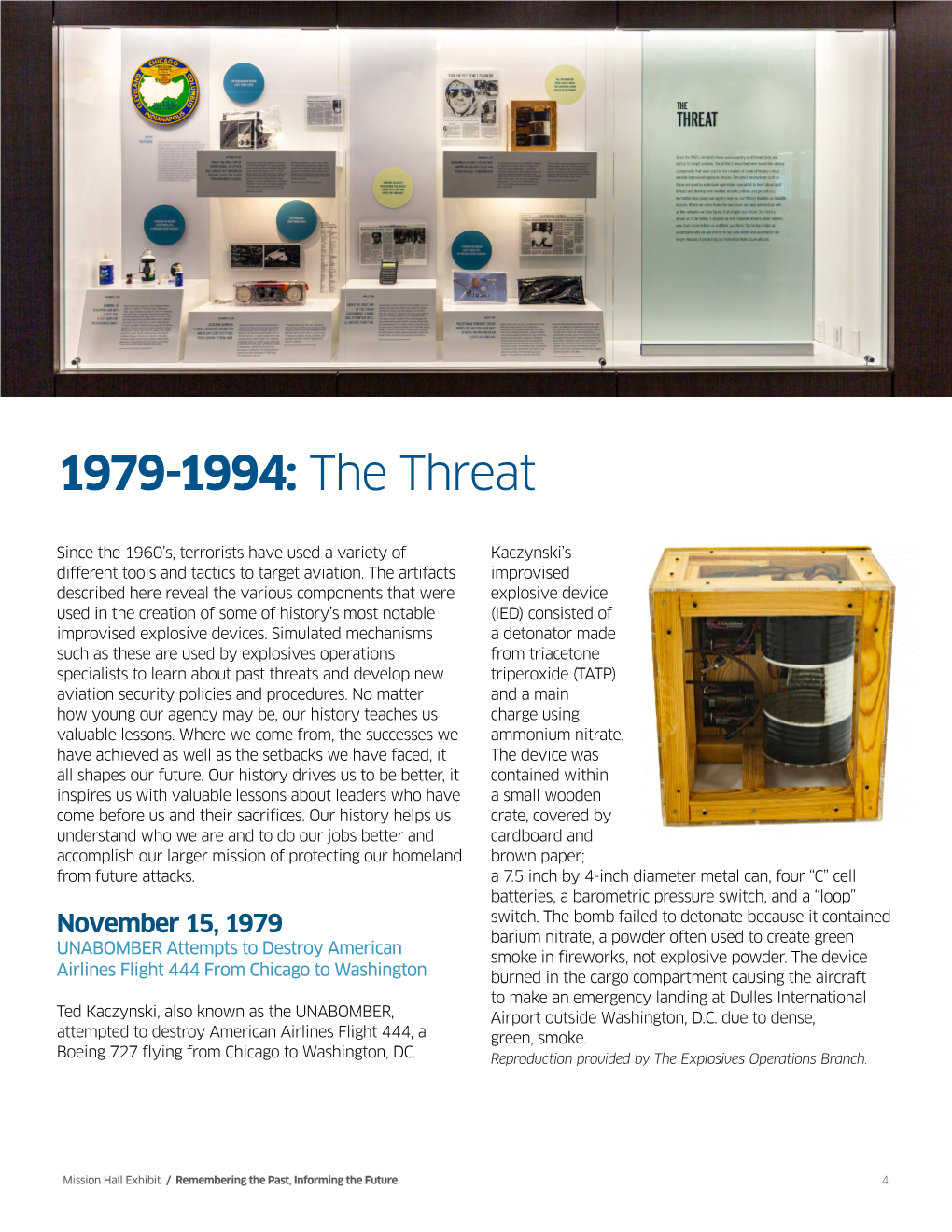 1979- 1994: the Threat