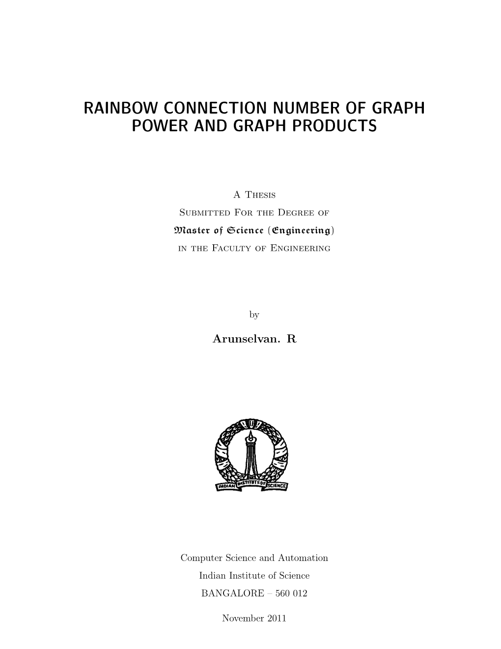 Rainbow Connection Number of Graph Power and Graph Products