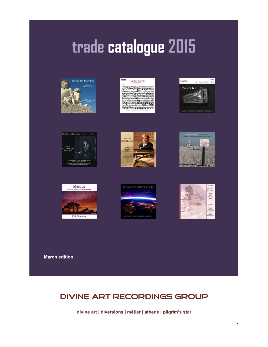 Divine Art Recordings Group Reviews Portfolio